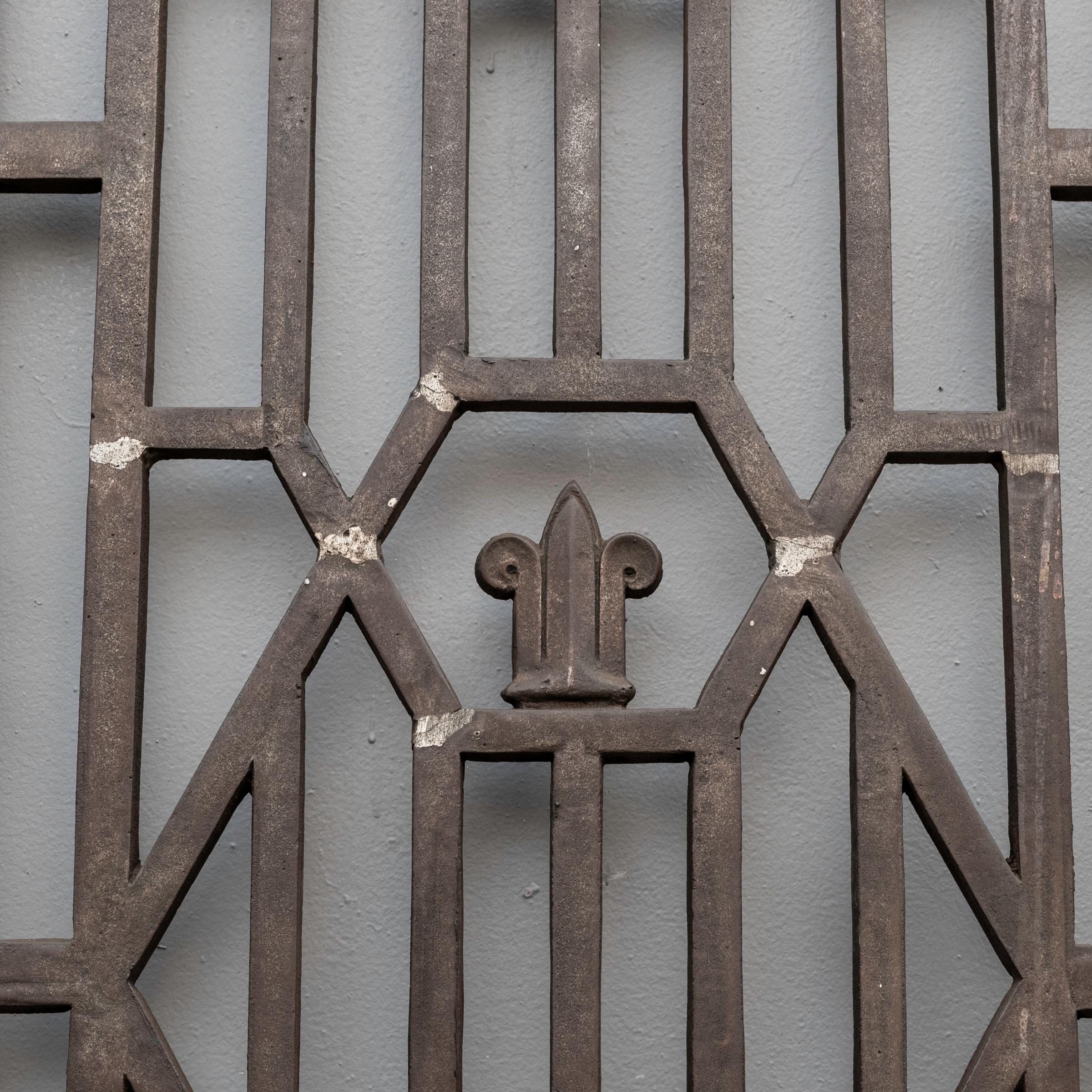 Antique Art Deco Double Gates  Rudolph Palumbo For Sale 5