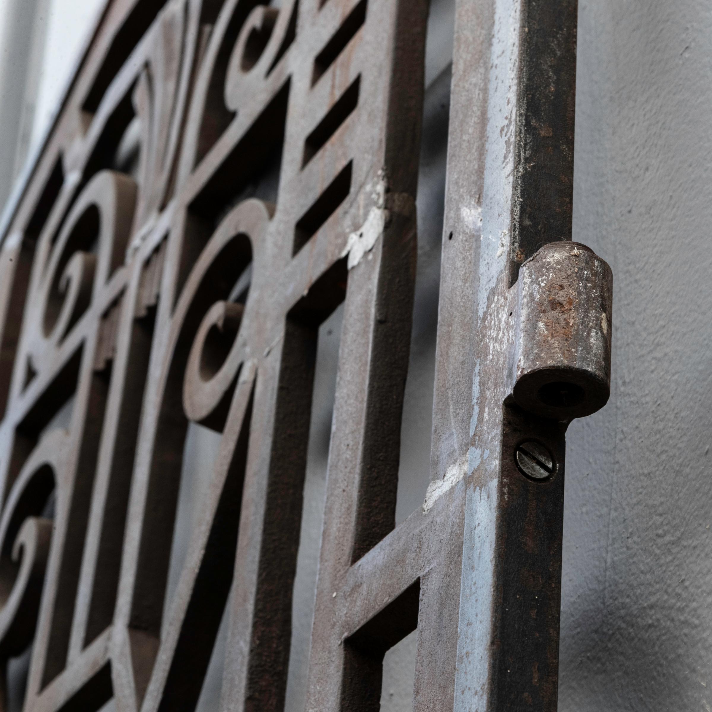 Antique Art Deco Double Gates  Rudolph Palumbo For Sale 6