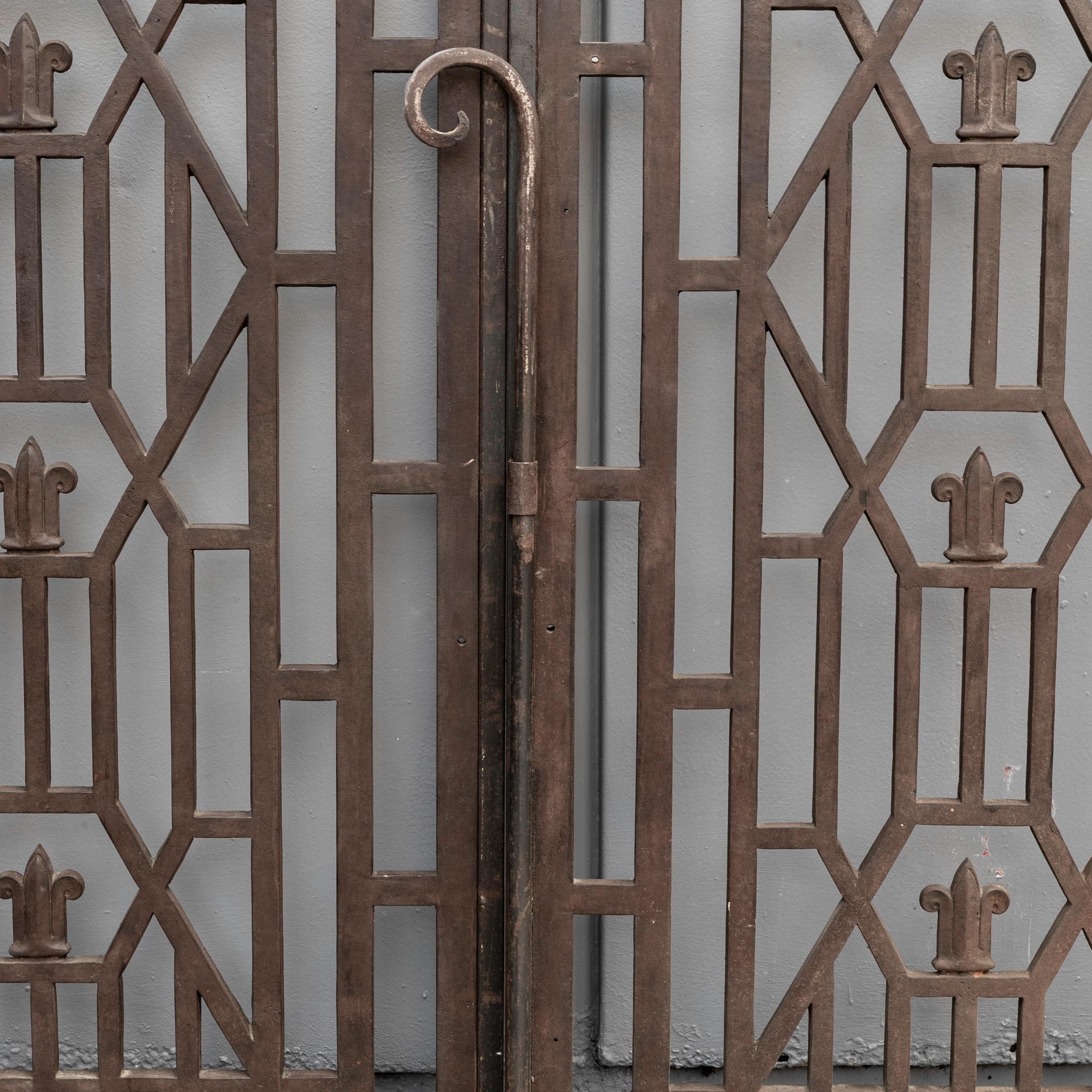 Antique Art Deco Double Gates  Rudolph Palumbo For Sale 3