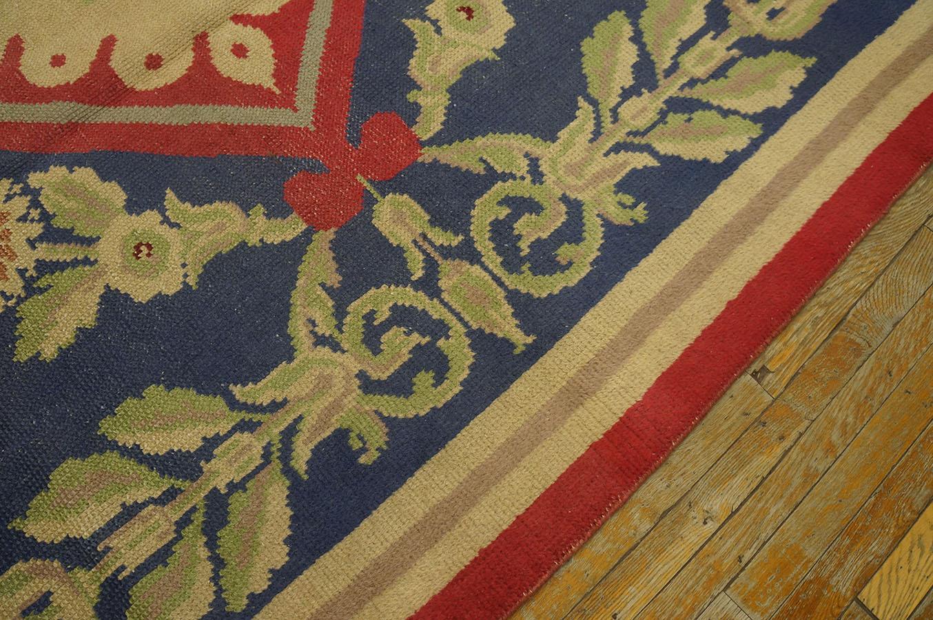 1930s French Art Deco Carpet ( 8'5