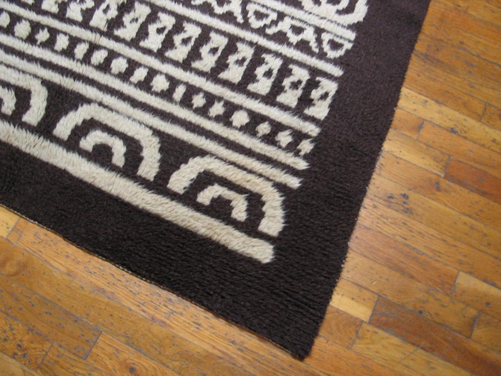 Italian Mid-20th Century Art Moderne Carpet ( 4'3