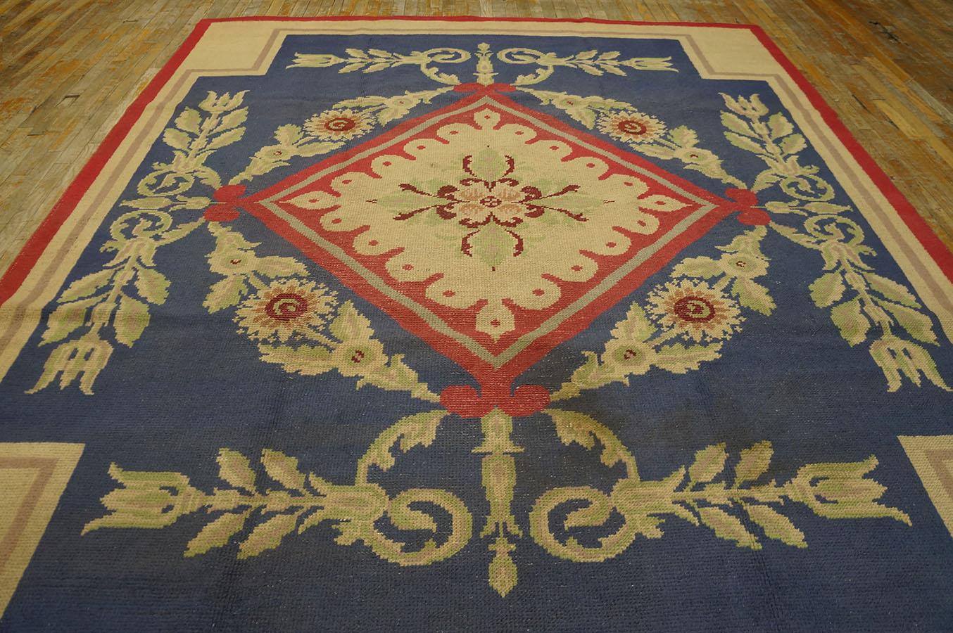 1930s French Art Deco Carpet ( 8'5