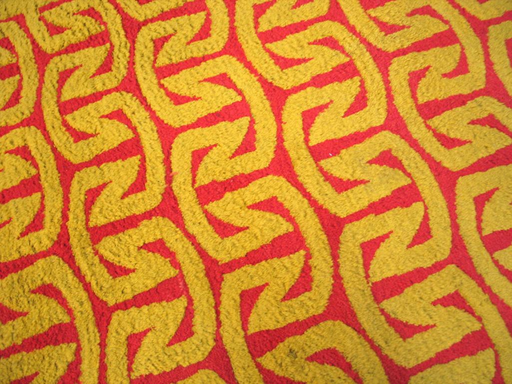 French Mid-20th Century Spanish Art Moderne Carpet ( 4' x 6'2