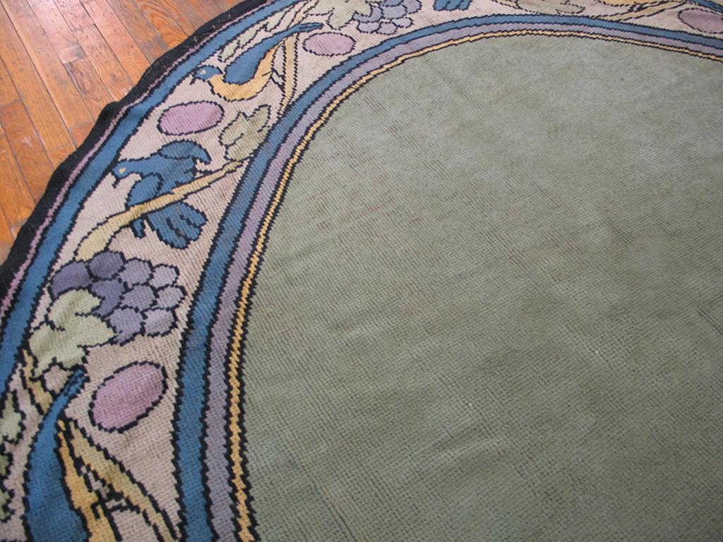 Wool 1930s English Art Deco Carpet Designed by Noel Simmons (9' x 11'10