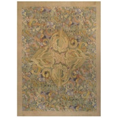 Tapis Art déco anglais des années 1930 par Frank Brangwyn ( 8'8"" x 11'9"" - 265 x 350 cm)