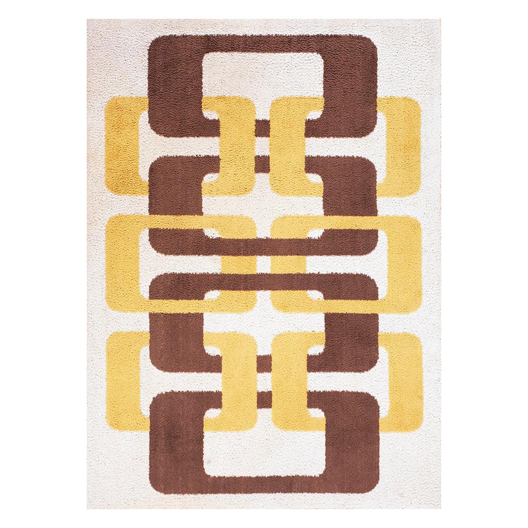 Mid 20th Century Danish Art Modern Carpet ( 5'7" x 7'9" - 170 x 236 cm )
