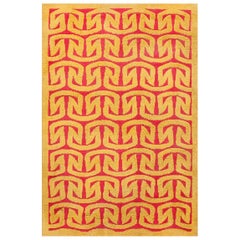 Tapis espagnol Art Moderne du milieu du 20ème siècle ( 4' x 6'2" - 122 x 188 )