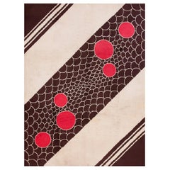 1930s English Art Deco Carpet ( 8'8" x 11'9" - 265 x 358 )