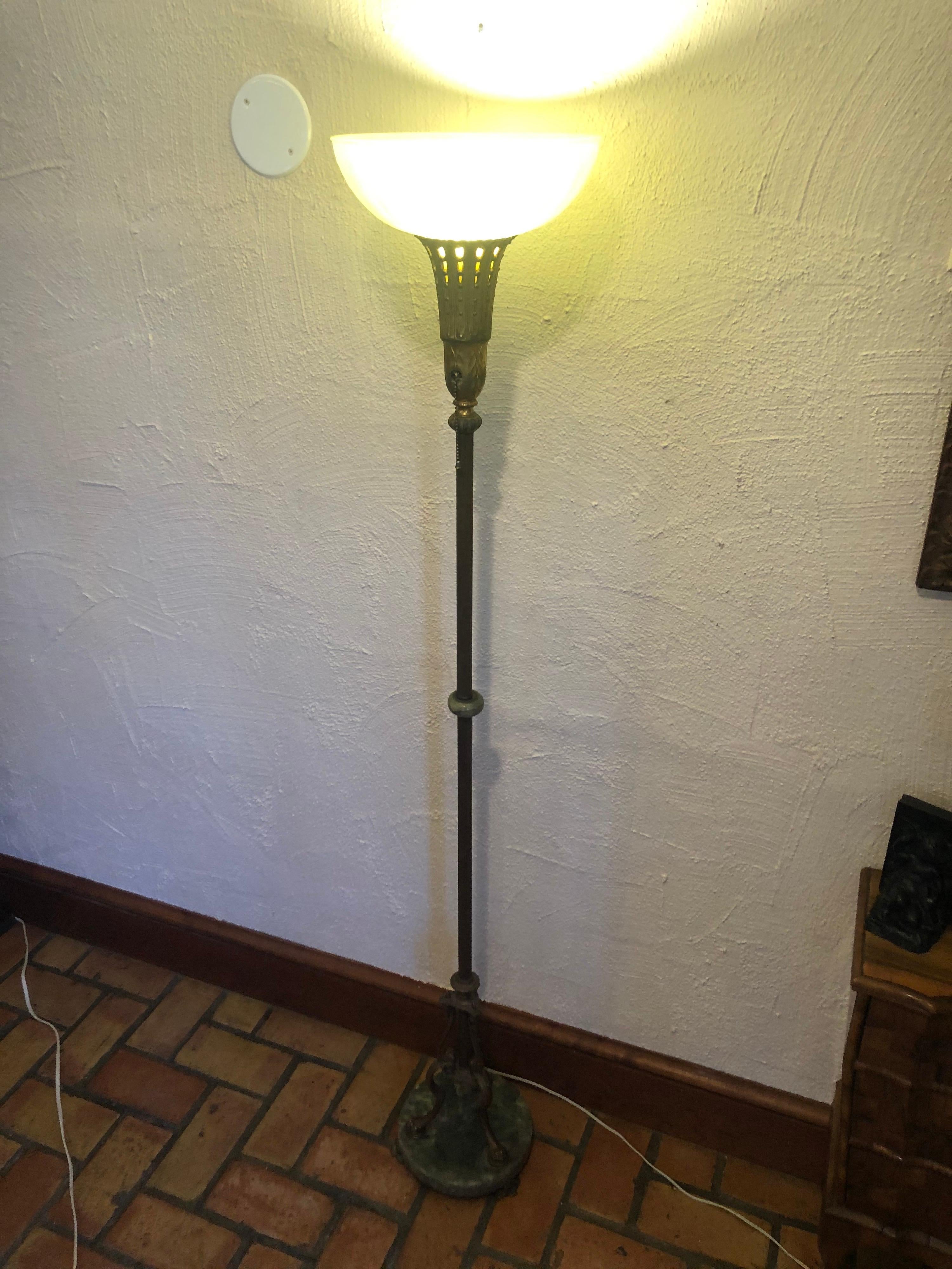Antique Art Deco Floor Lamp 9