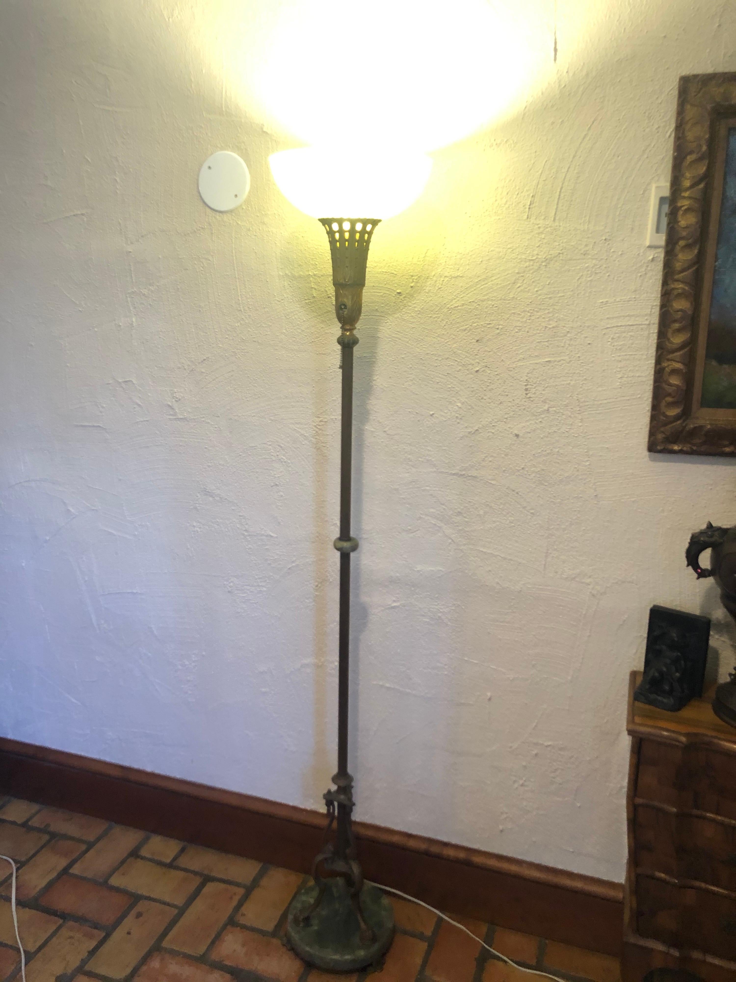 Antique Art Deco Floor Lamp 10