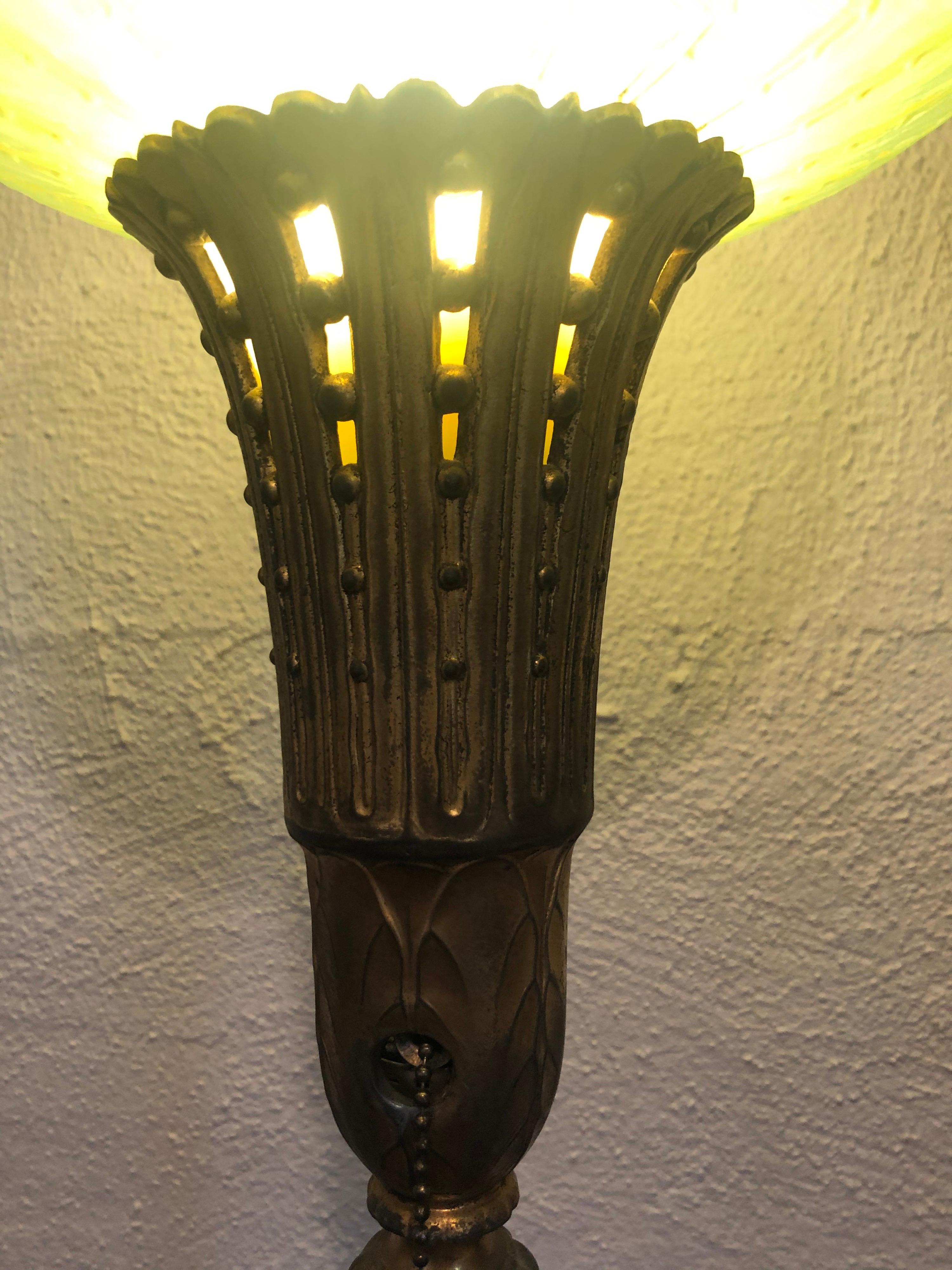 Mid-20th Century Antique Art Deco Floor Lamp