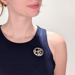 Antique Art Deco Georg Jensen Moonlight Grapes Brooch or Pin No. 101