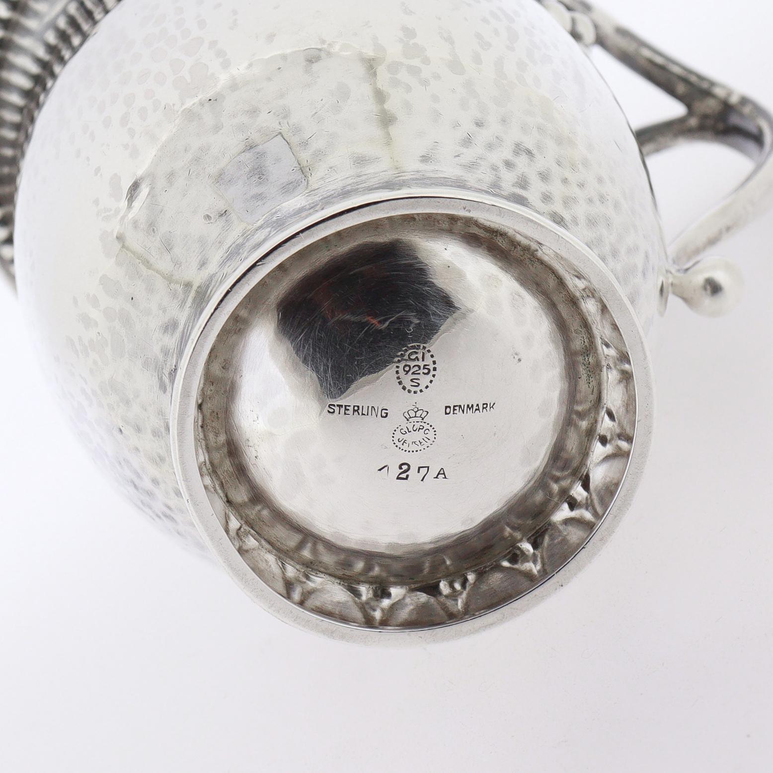 Antique Art Deco Georg Jensen Sterling Silver Mug or Cup Model No. 427A For Sale 5