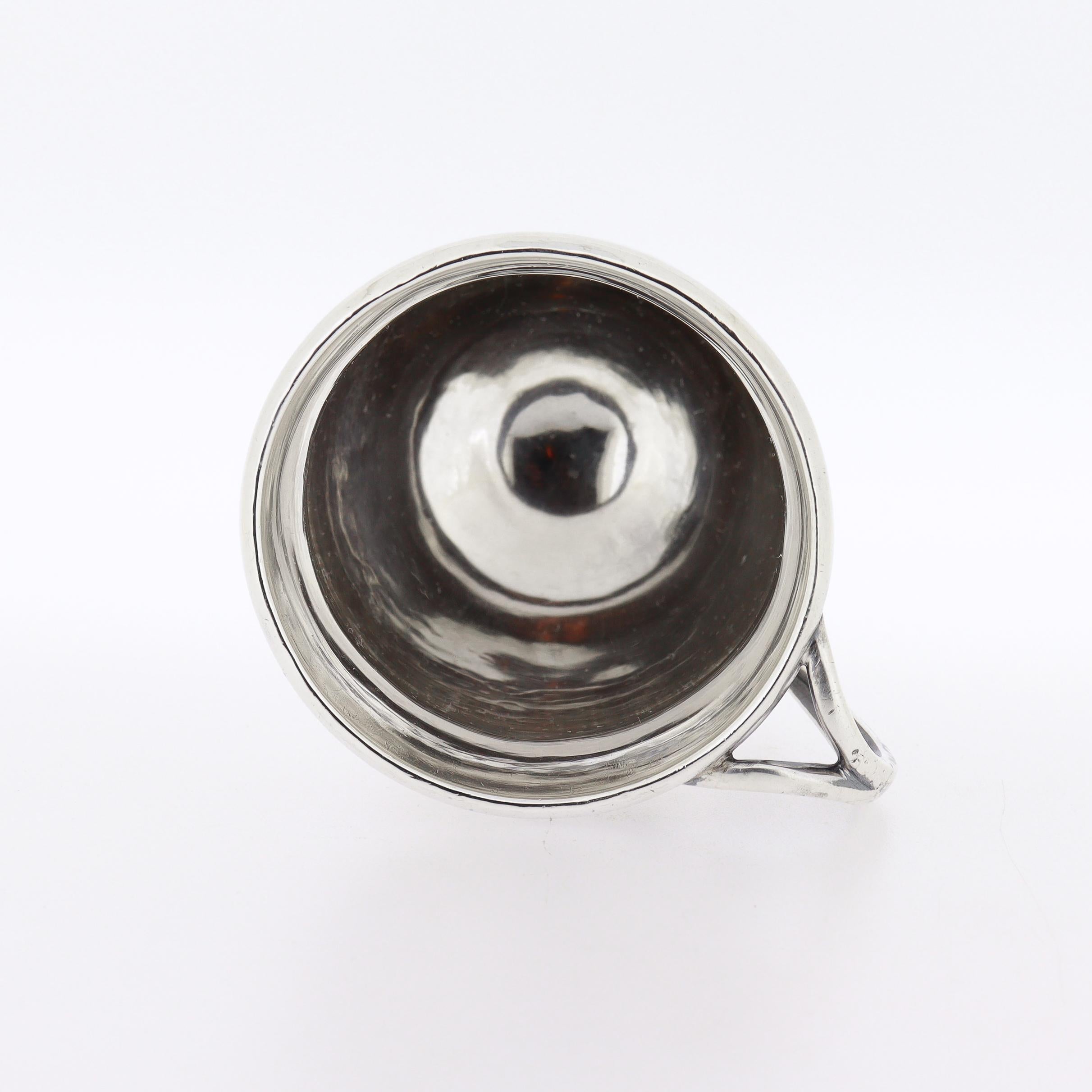 Antique Art Deco Georg Jensen Sterling Silver Mug or Cup Model No. 427A For Sale 1
