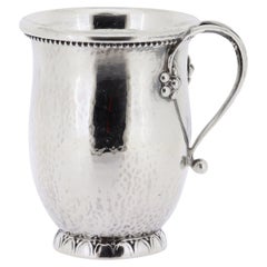 Antique Art Deco Georg Jensen Sterling Silver Mug or Cup Model No. 427A