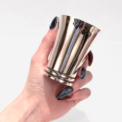 Antique Art Deco Georg Jensen Sterling Silver 'Pyramid' Cocktail Cup No. 600 A