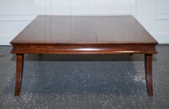 TAVOLO DA CAFFE' ANTICO ART DECO IN QUERCIA D'ORO MAPPA BURL TRiM e GAMBE SPIEGATE