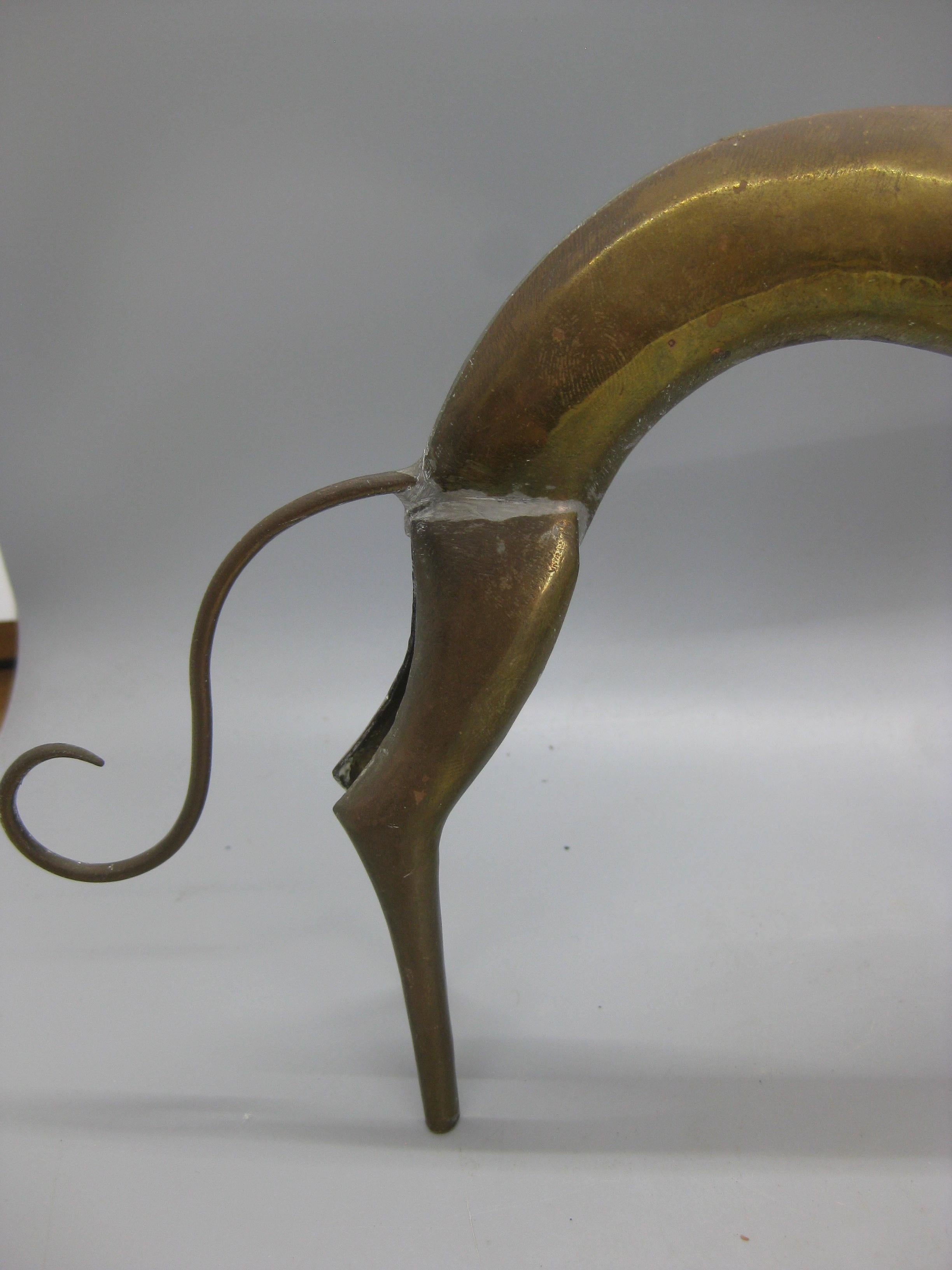 Antiquité Art Deco Greyhound Whippet Dog Figural Brass Figure Sculpture French ? en vente 7