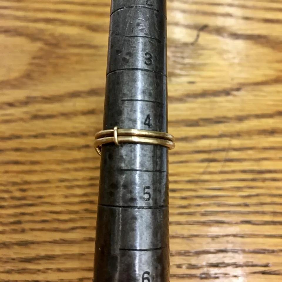 Antique Art Deco Gucci 18K Love Knot Ring 1930s 3.2 Gram Size 4.5 Fabrication For Sale 6