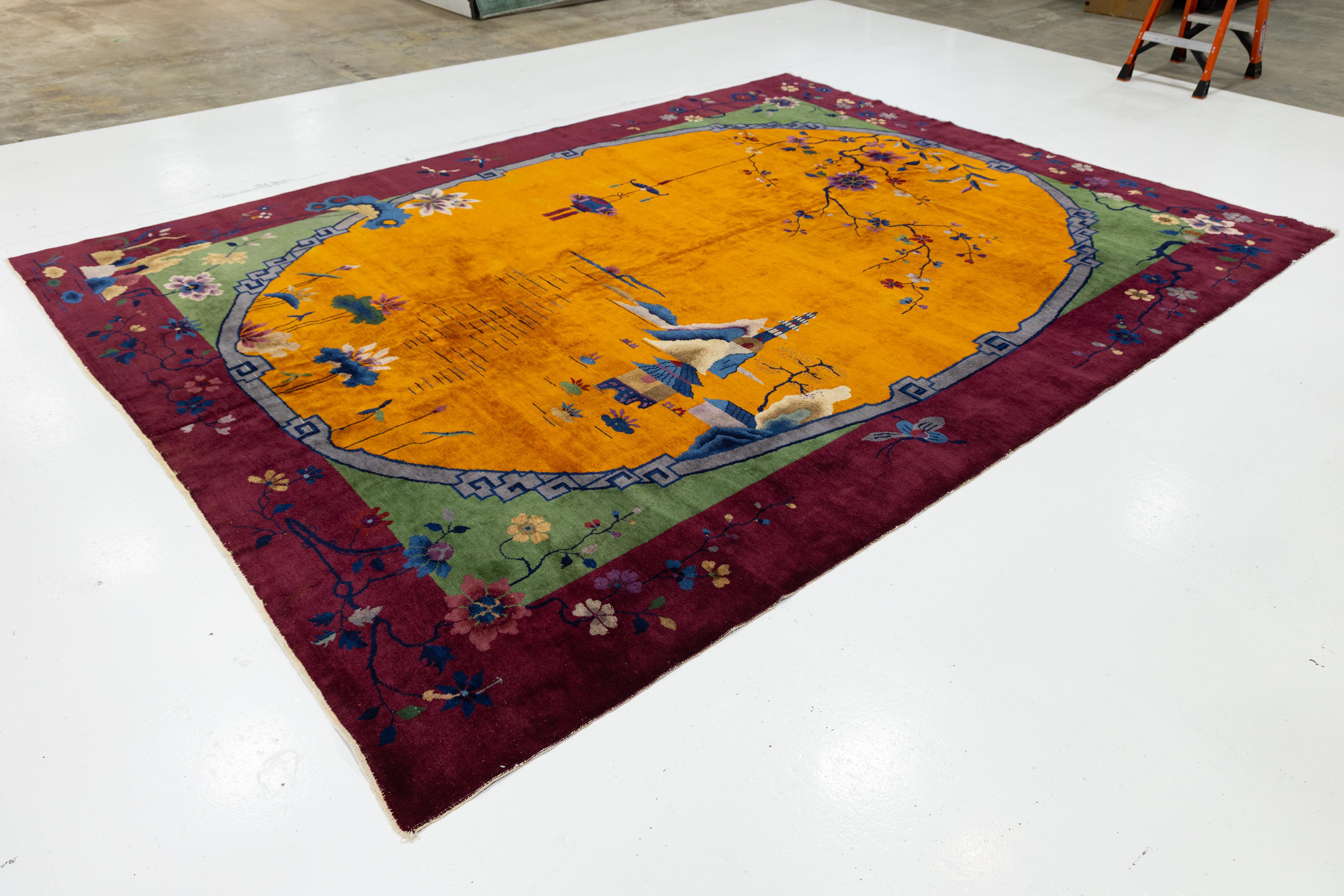 tapis chinois ancien