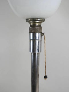 "Antique Art Deco Lamp "CIE DES LAMPES PARIS" 1930s Mazda"