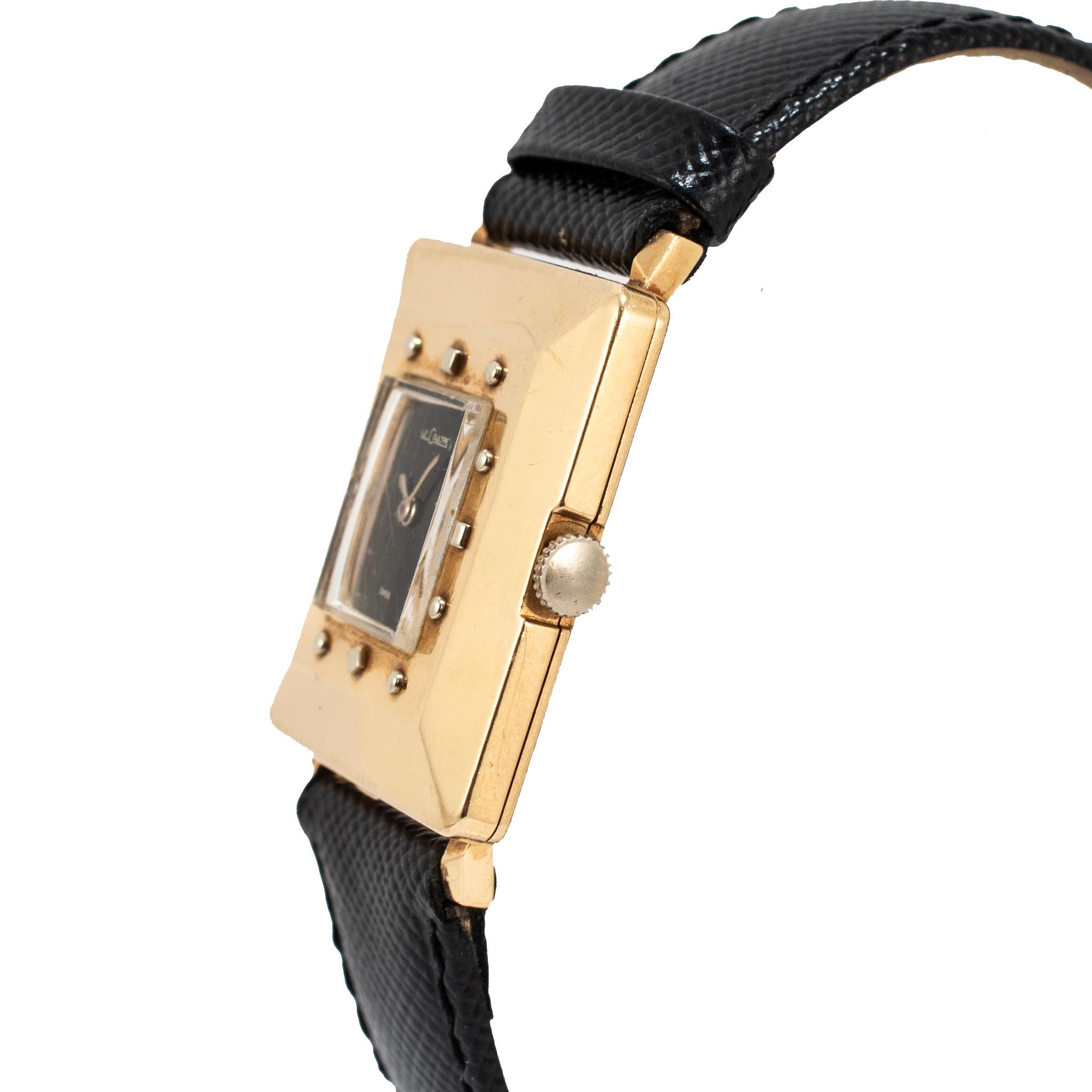 Femenino o masculino Reloj Antiguo Art Decó Le Coultre 32MM Oro Amarillo 14K Cuerda Manual en venta