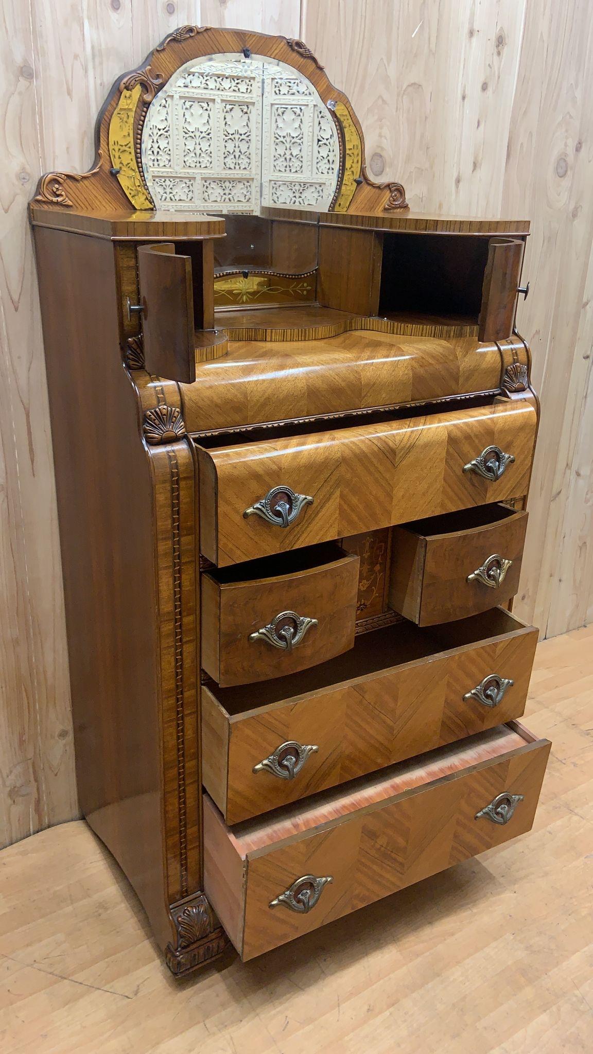 waterfall bedroom furniture 1940s