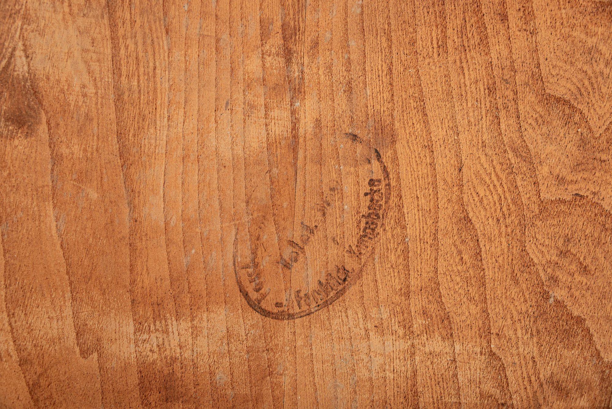 Table de salle à manger Art Déco ancienne en bois d'ébène de Macassar en vente 3