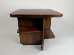Antique art deco book / side table by Waring & Gillow, England c.1930