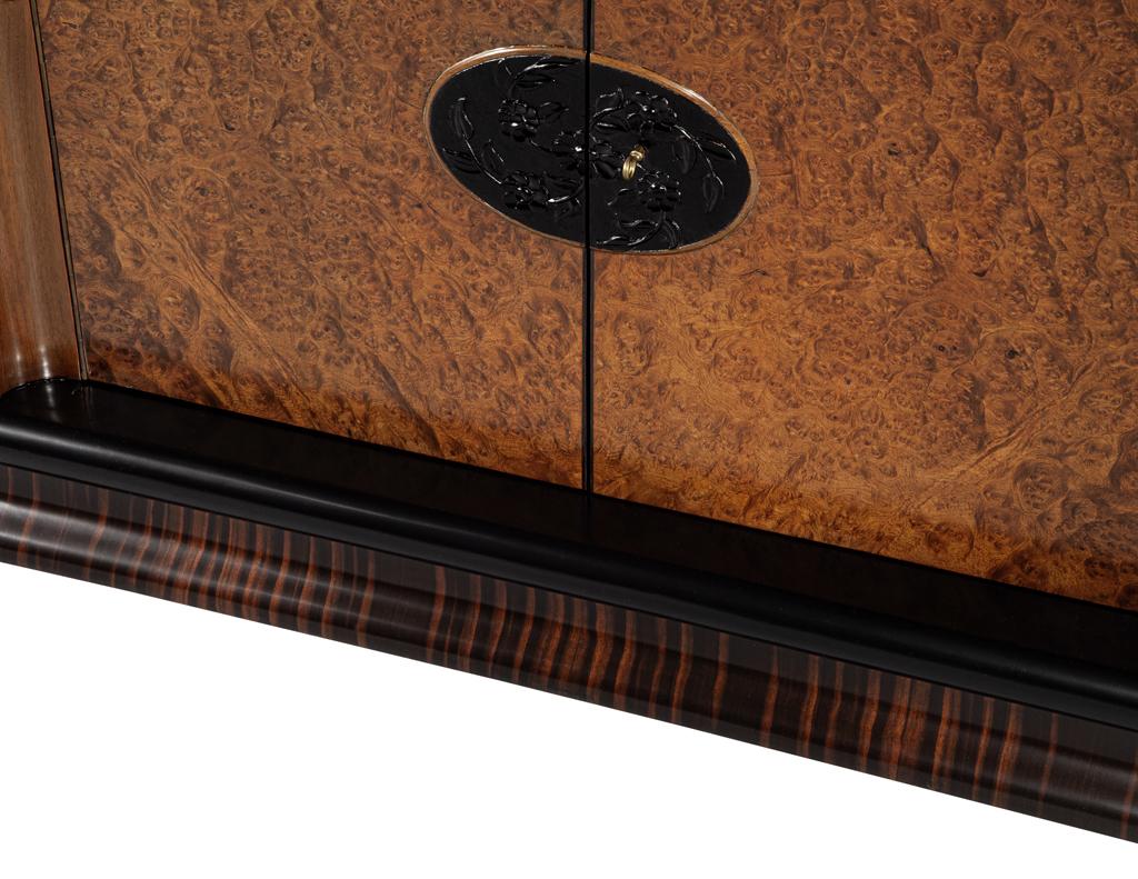 Antico mobile buffet con piano in marmo Art Deco in vendita 3