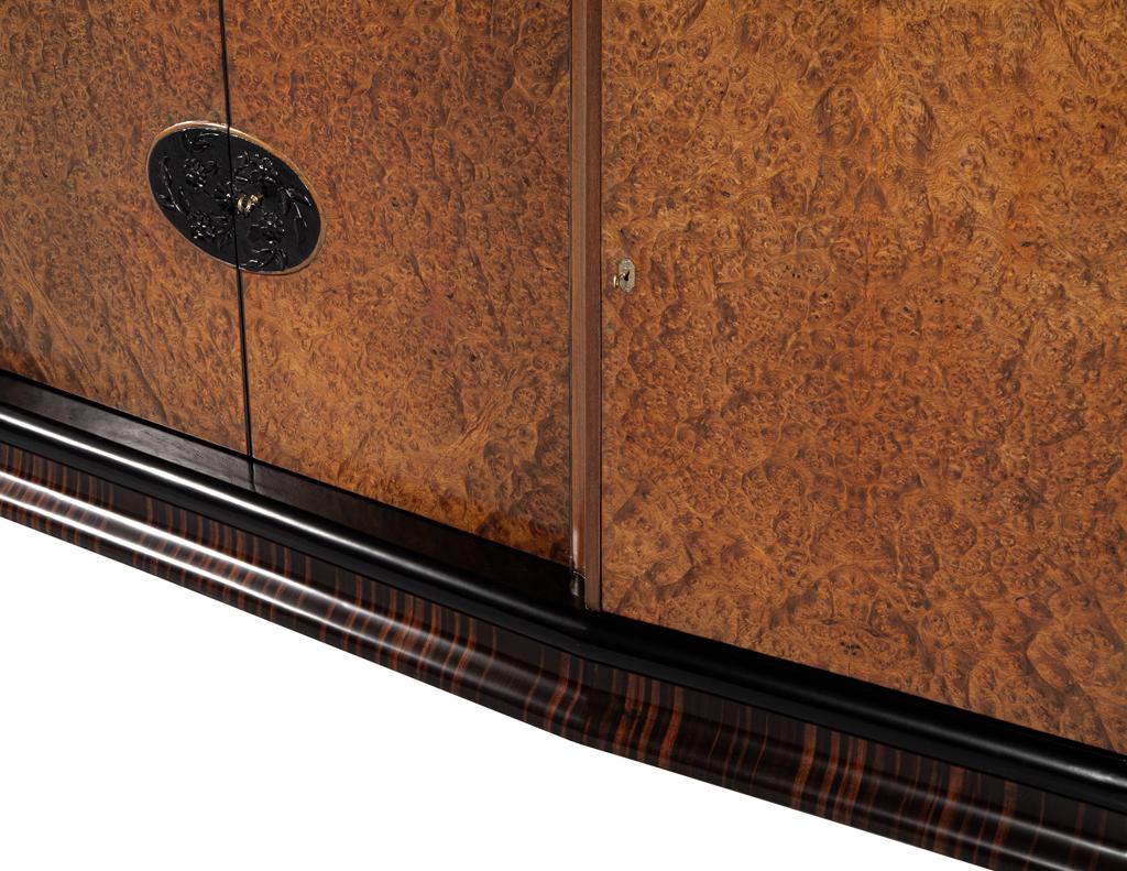 Antico mobile buffet con piano in marmo Art Deco in vendita 1
