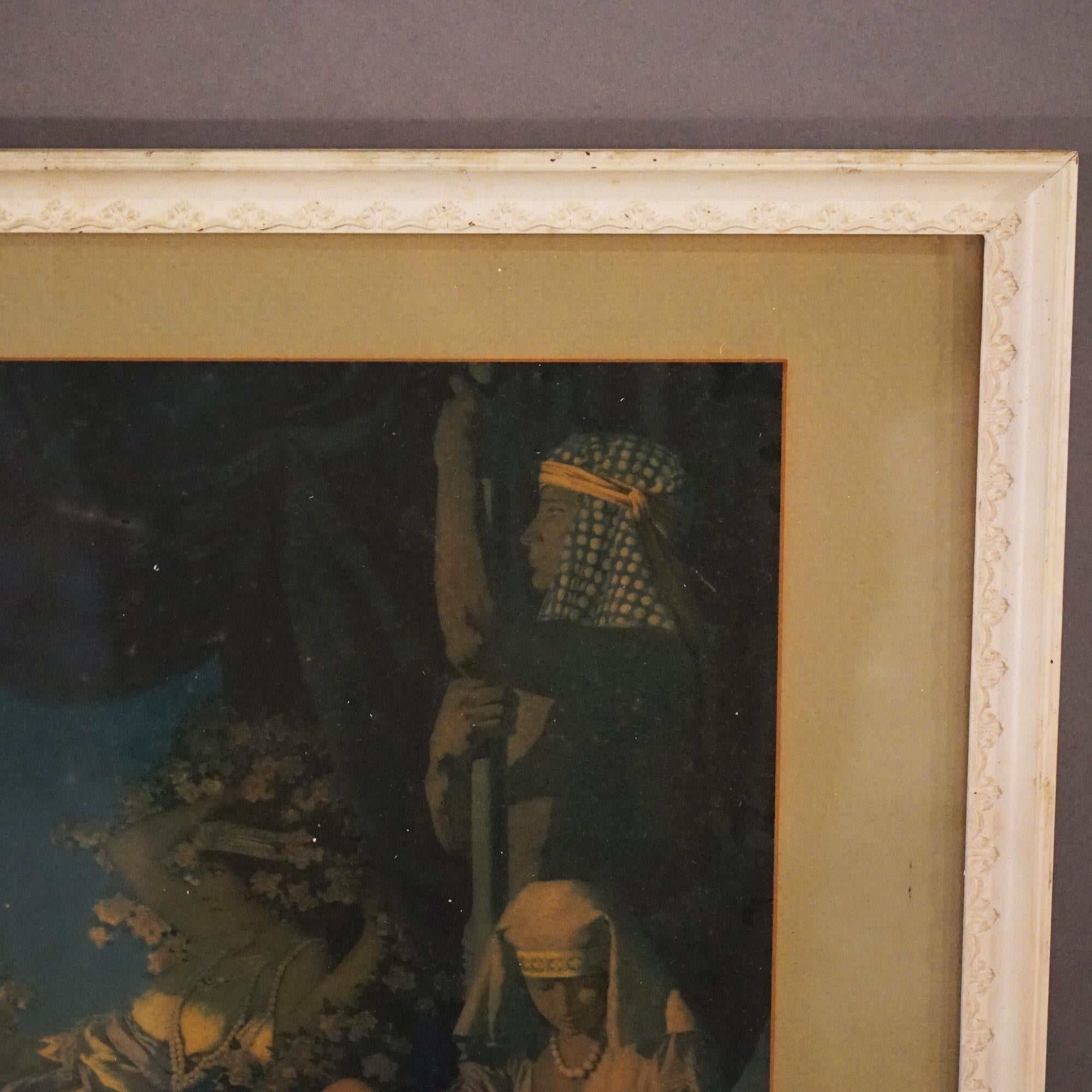 Impression Art Déco Maxfield Parrish de Cléopâtre, encadrée, C1920 en vente 1