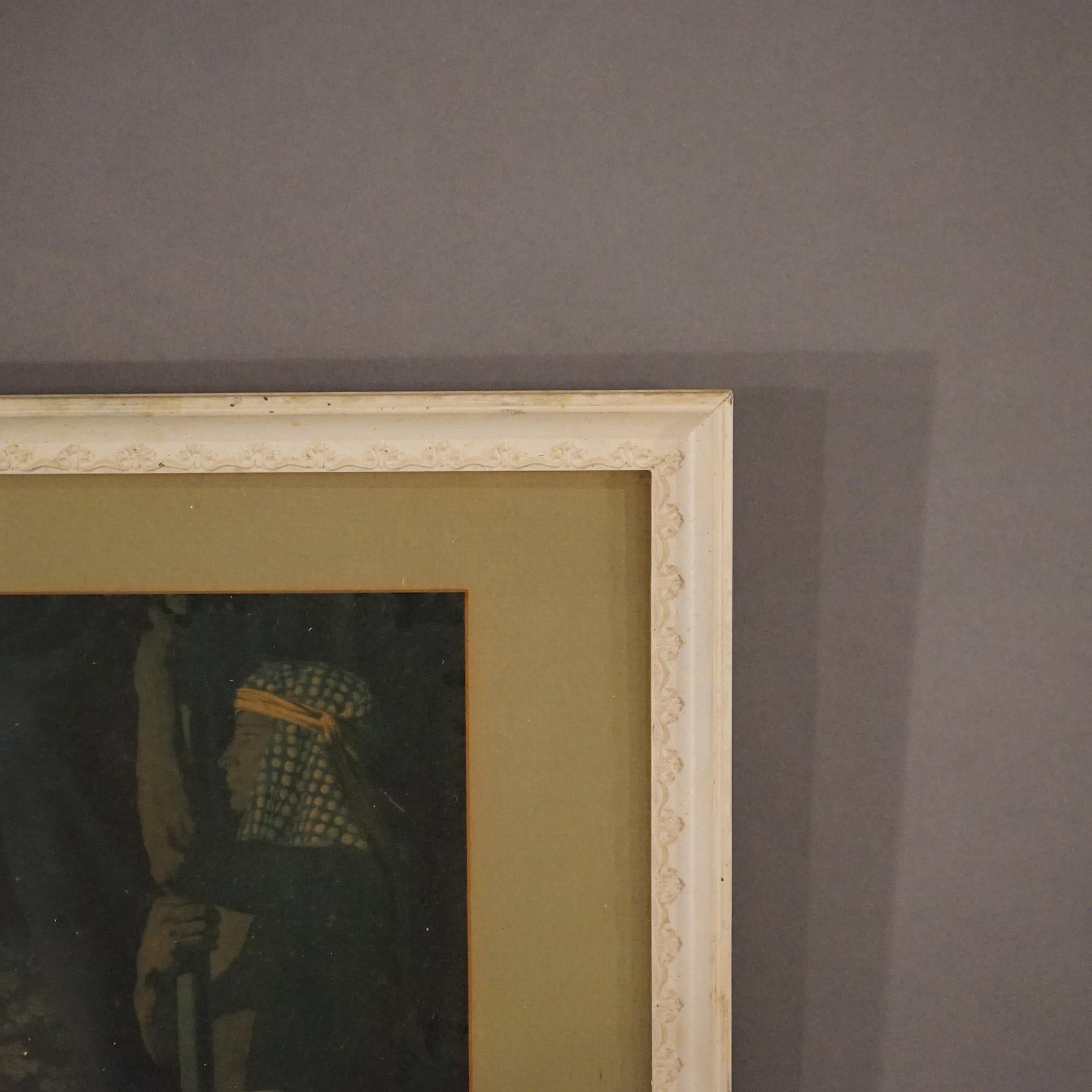 Impression Art Déco Maxfield Parrish de Cléopâtre, encadrée, C1920 en vente 2