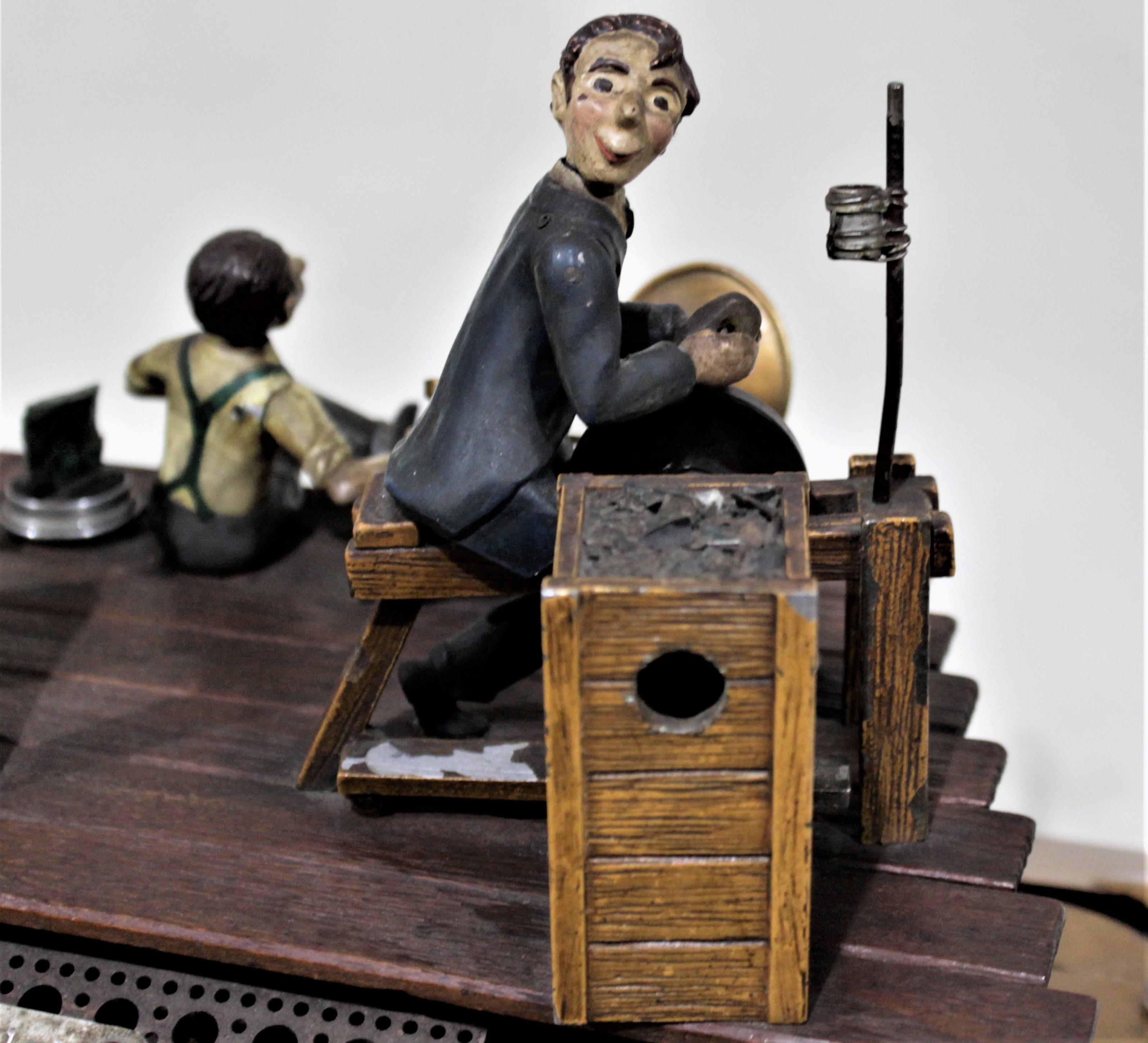 Antique Art Deco Mechanical Jewelry Store Display Automaton 2