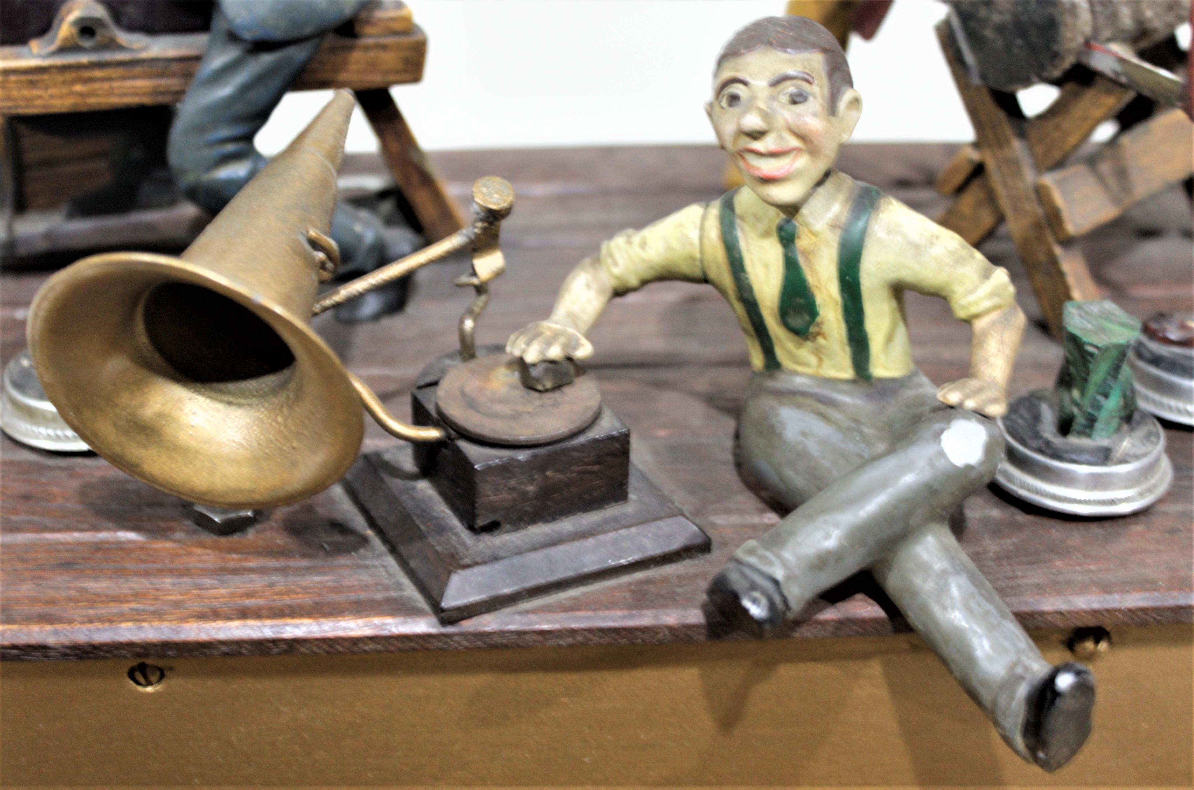Antique Art Deco Mechanical Jewelry Store Display Automaton In Good Condition In Hamilton, Ontario