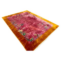 ANTIGUO bonito " ART DECO " Alfombra china Walter Nichols circa 1930  VENTA  OFF SALL