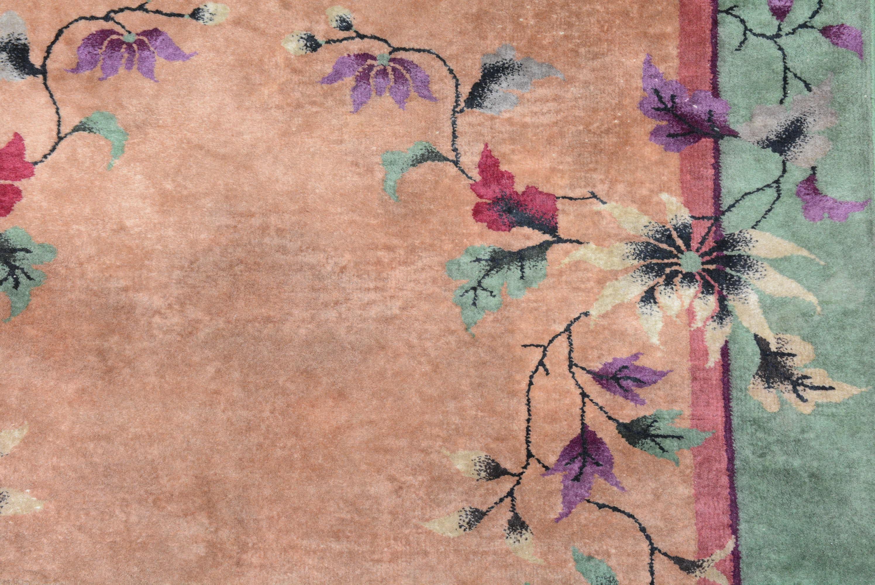 Antiker Art Deco Nichols Chinese Rug (Gewebt) im Angebot