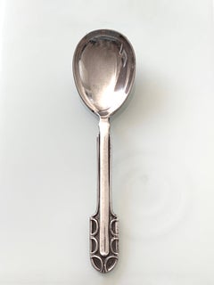 Antique Art Deco Norwegian 830 Silver Spoon by N.M. Thune, Circa 1920