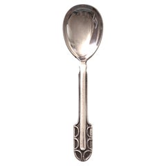 Antique Art Deco Norwegian 830 Silver Spoon by N.M. Thune, Circa 1920