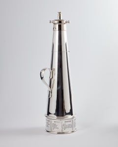 Antiguo Extintor Art Decó Coctelera Mappin & Webb Circa 1930