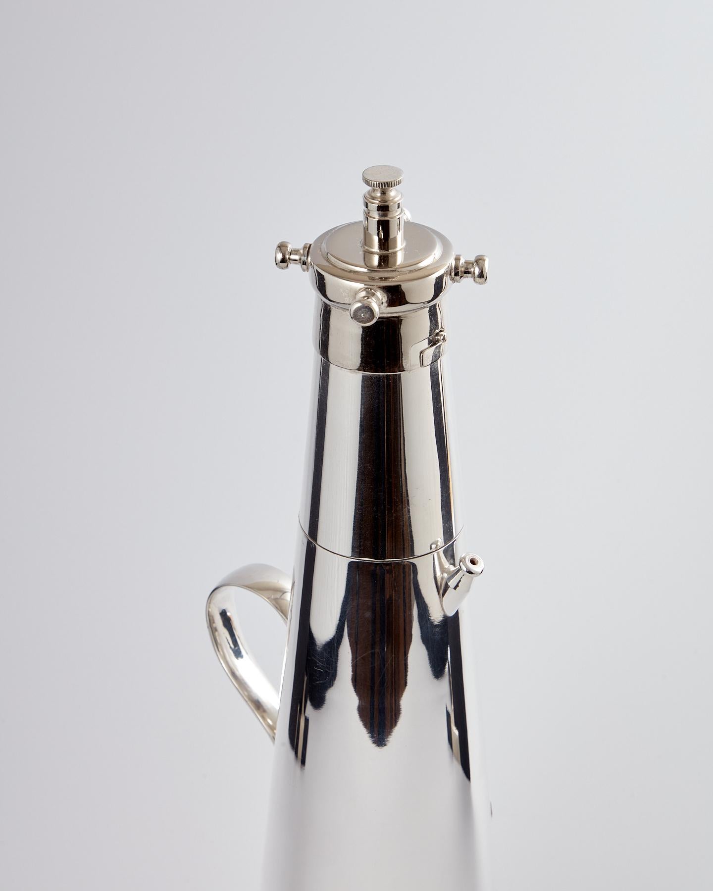 Antiguo Extintor Art Decó Coctelera Mappin & Webb Circa 1930 Británico en venta