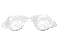 Art Deco Pair of Sterling Silver Bon Bon Dishes