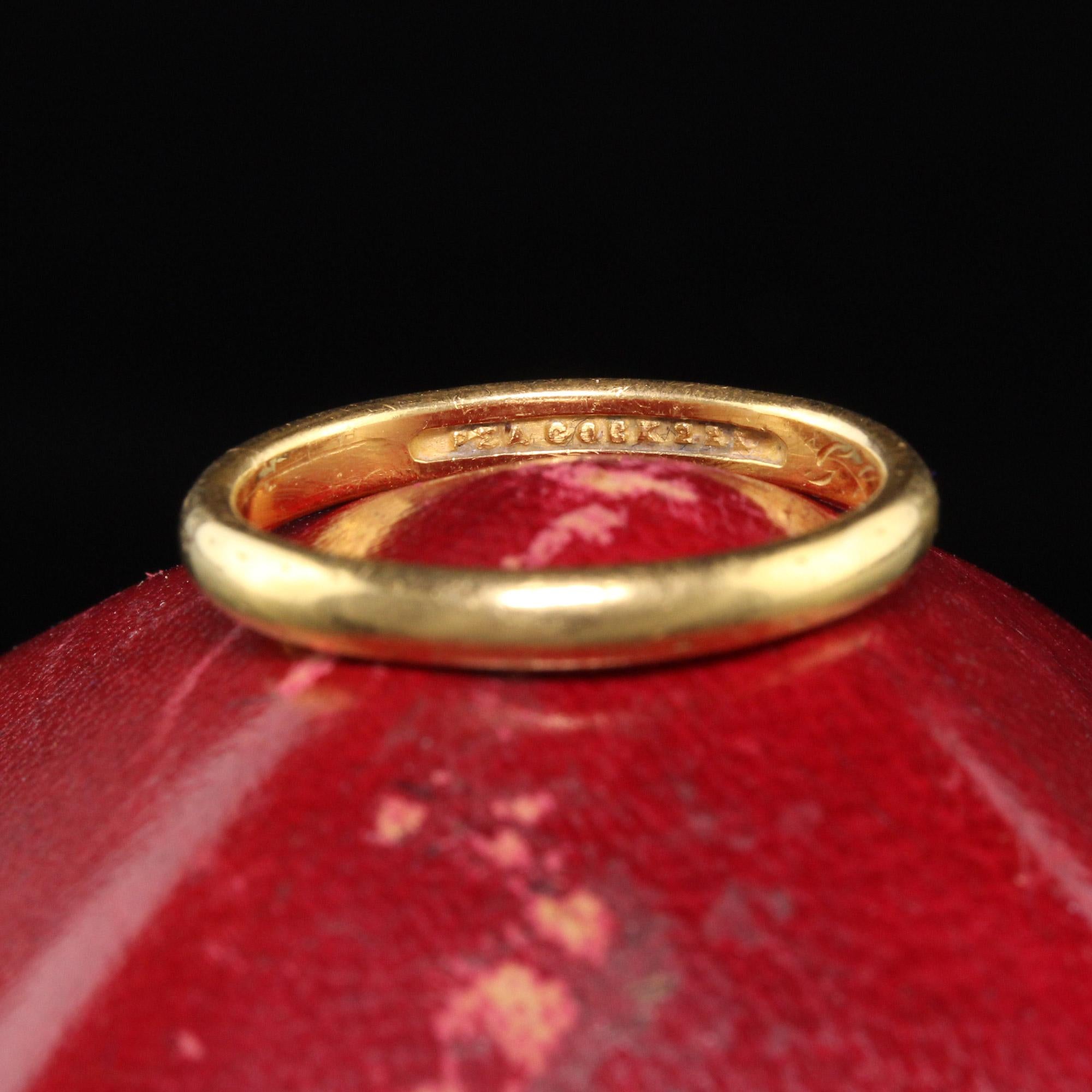 22k yellow gold ring