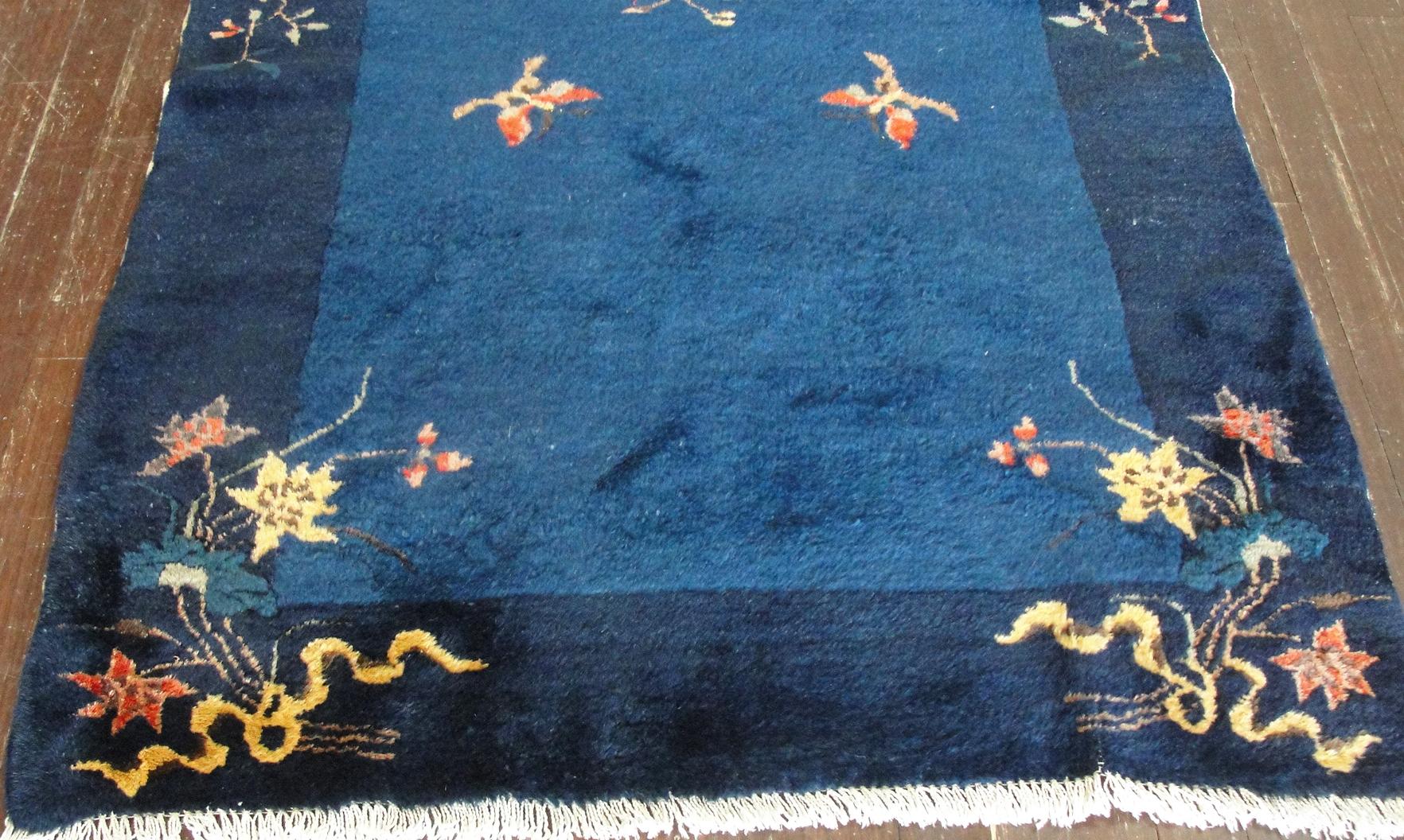 20th Century Antique Art Deco/ Peking Chinese Rug For Sale