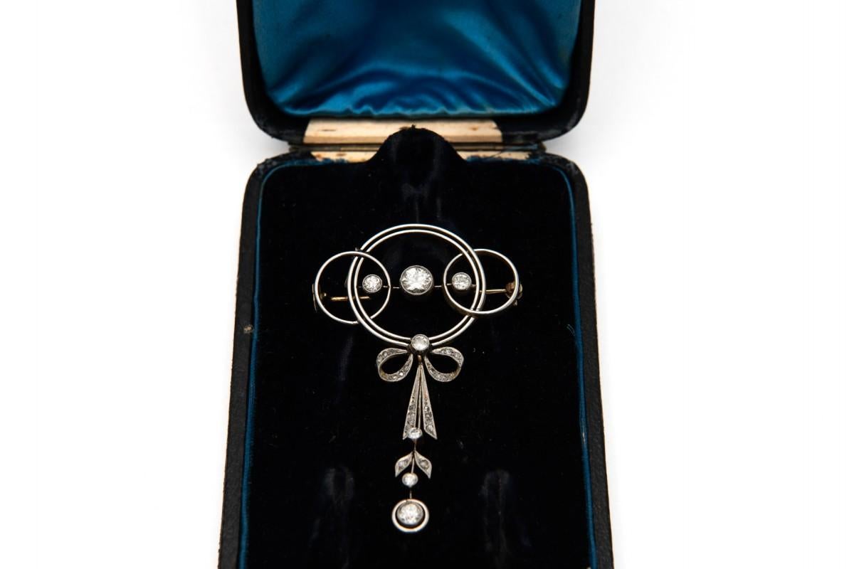 Antique Art Deco pendant/brooch, France, 1920s/1930s. For Sale 5