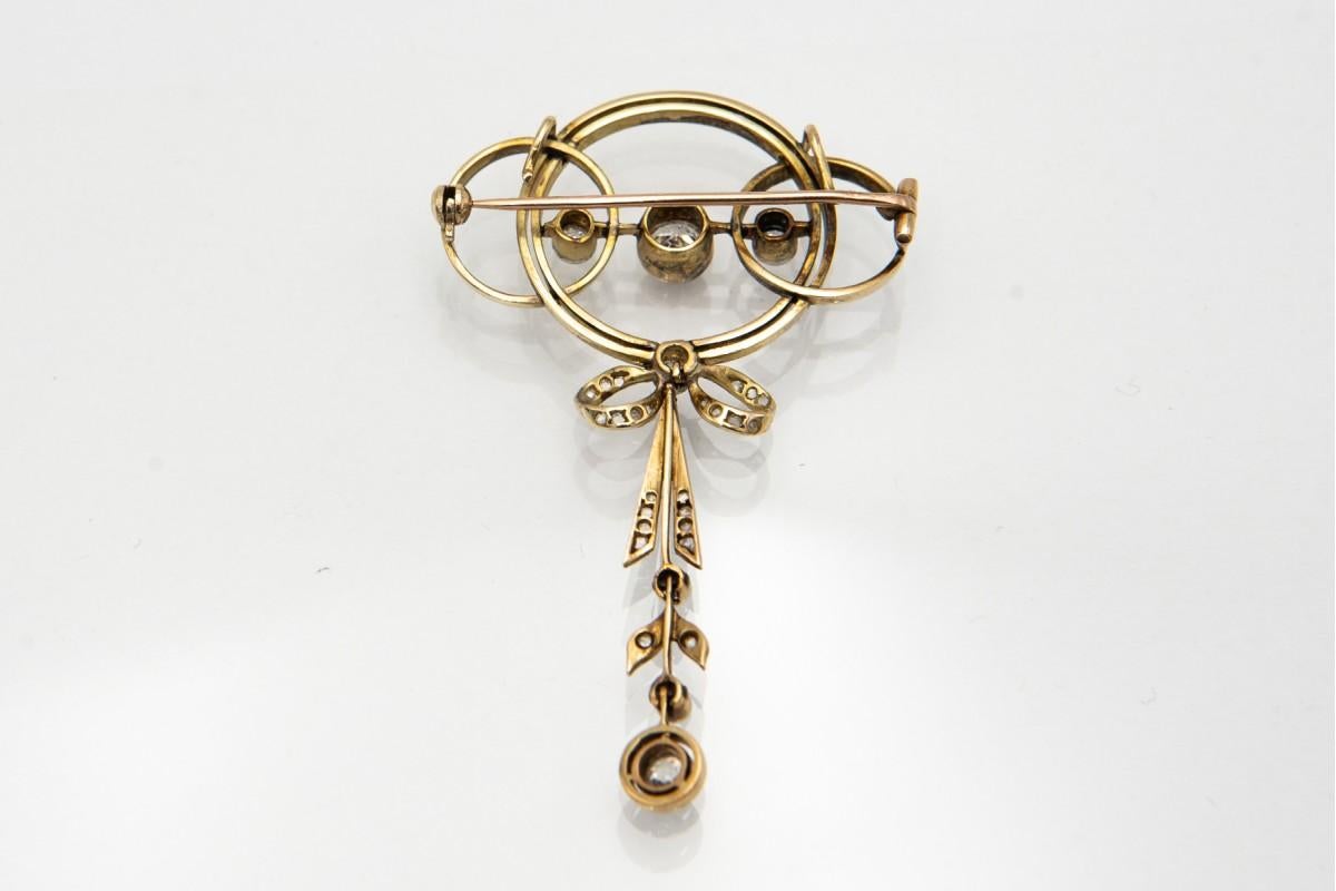 Antique Art Deco pendant/brooch, France, 1920s/1930s. For Sale 4
