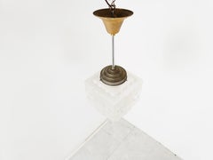 Antique Art Deco Pendant Light, 1930s