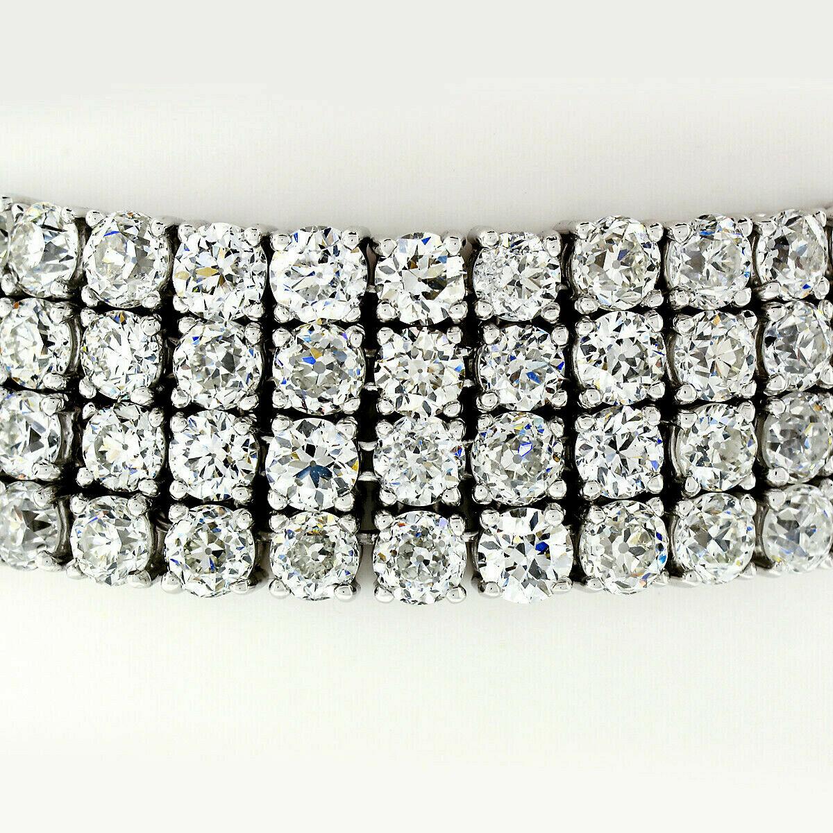 4 row diamond bracelet