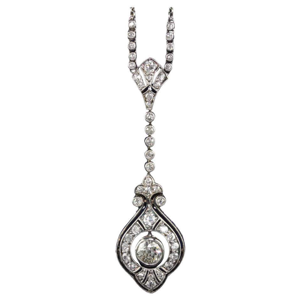 1920s Necklaces - 446 For Sale at 1stDibs | art deco diamond necklace ...