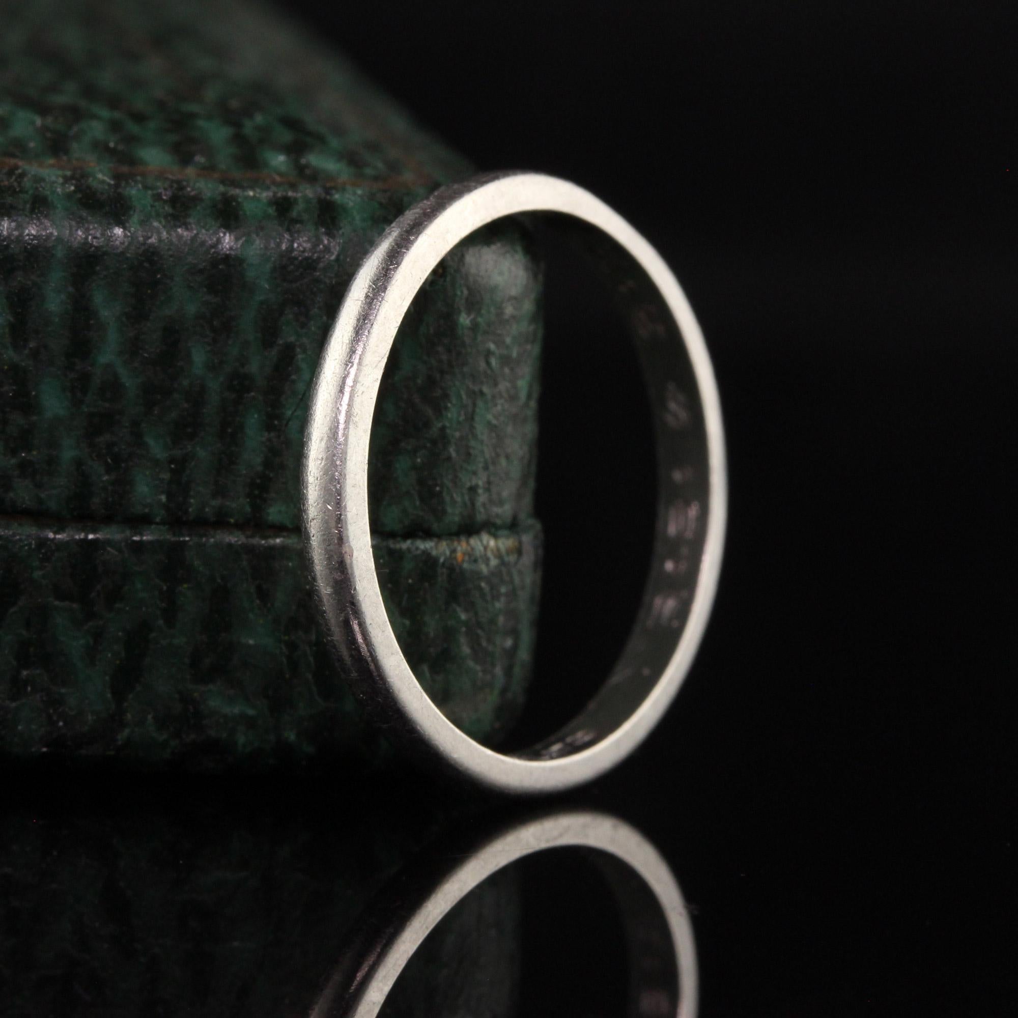 patina platinum ring